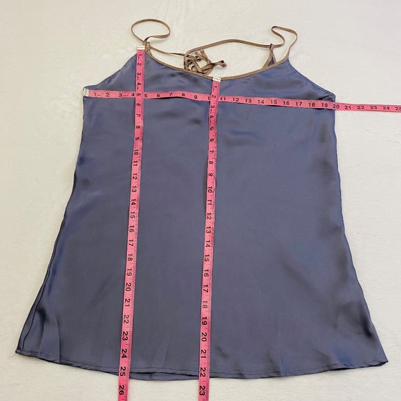 Free People Intimately Satin Chemise, Blue Granite Combo (Purple), Small - Picture 9 of 13